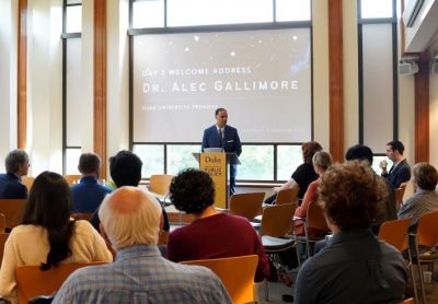 Provost Alec Gallimore at Space Symposium